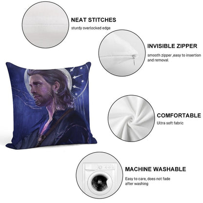 Gale of Waterdeep Soft Warmth Comfort Throw Pillow