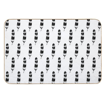 Frozen Feather  Pet-Safe Bath Mat