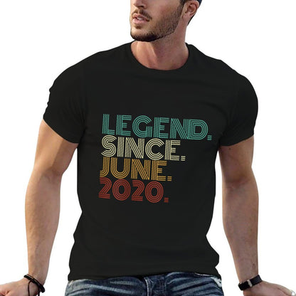 5 Years Old Legend Since June 2020 5th Birthday  Easy-care T-Shirt