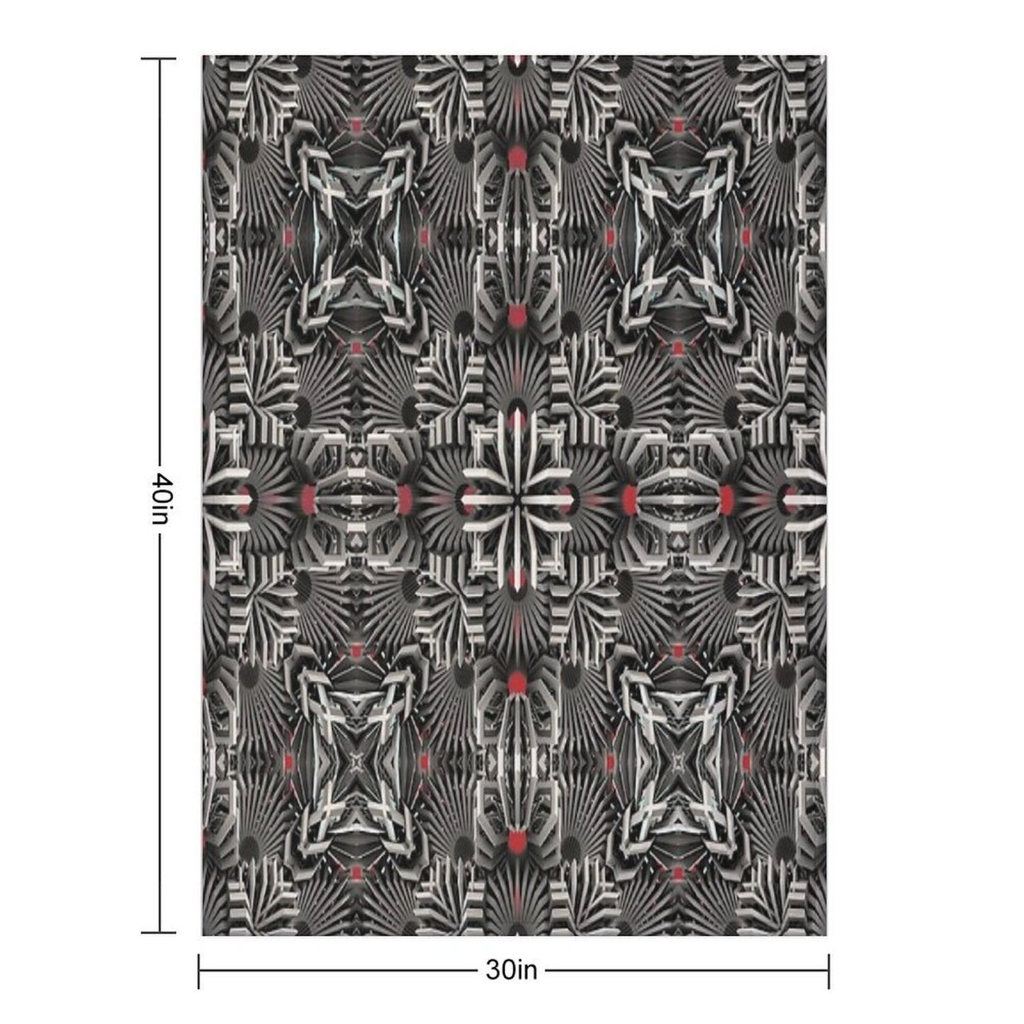 Calaabachti Matrix Plush Throw Blanket