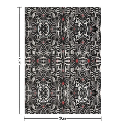 Calaabachti Matrix Plush Throw Blanket