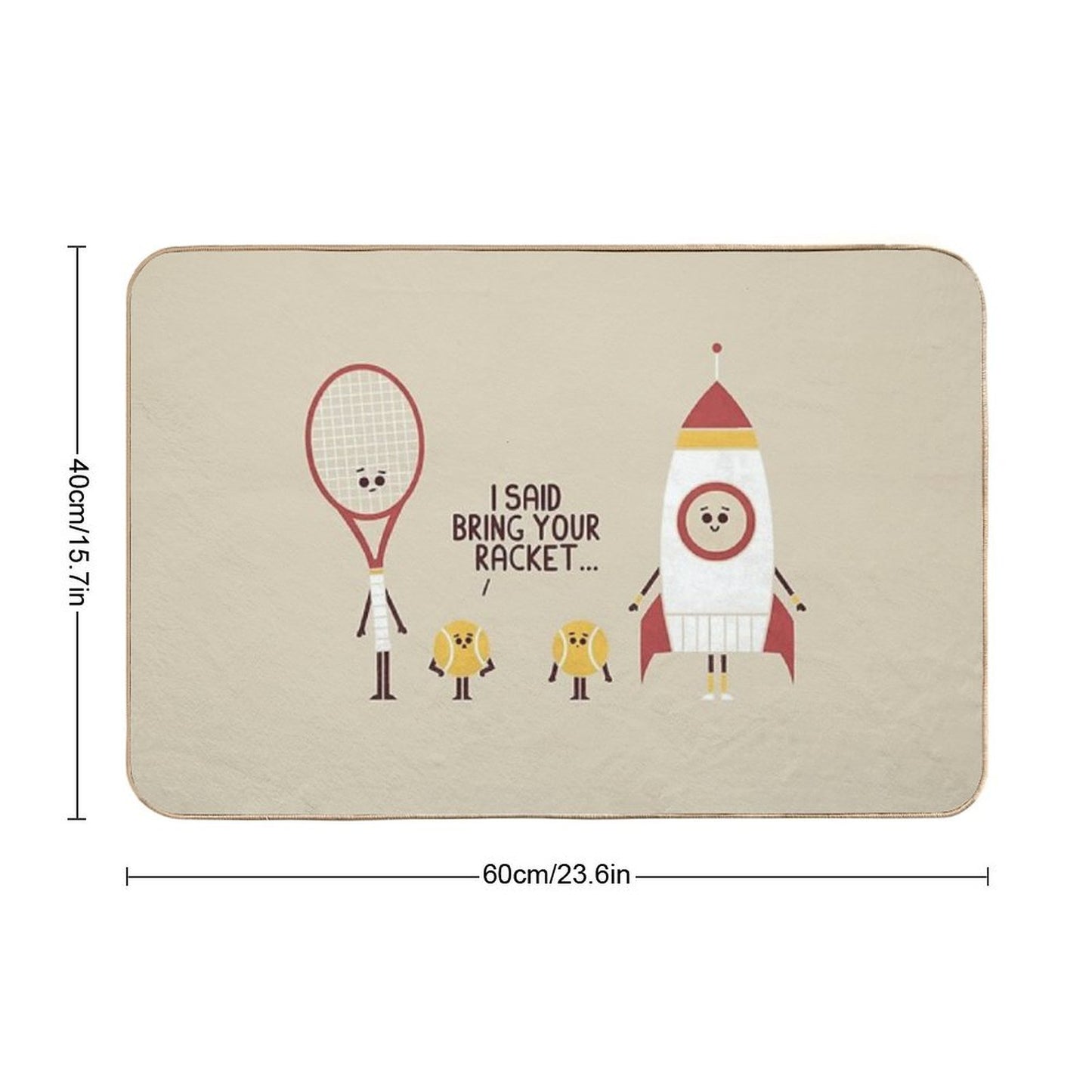 Classic Misunderstanding  Odorless Bath Mat