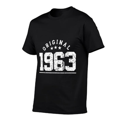 60th Vintage 1963 Retro 60th Birthday  Relaxed-fit T-Shirt