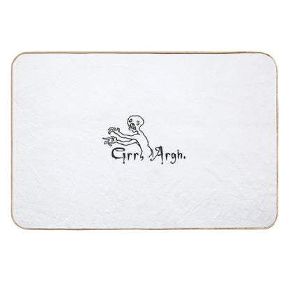 Grrr Argh  Fade-Resistant Bath Mat