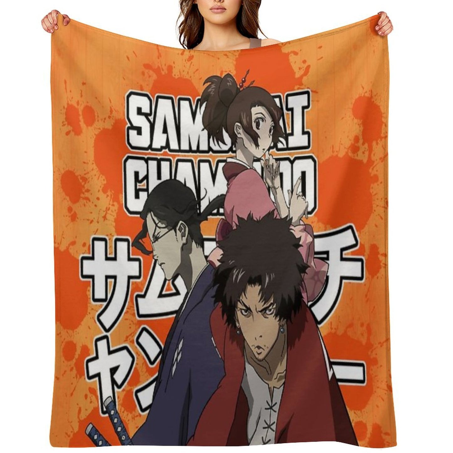 Samurai Champloo Crew Durable Throw Blanket