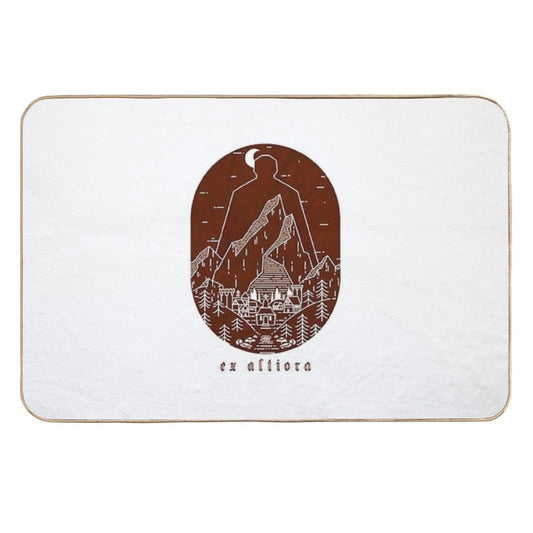 Ex Altiora Cover  Non-Slip Bath Mat