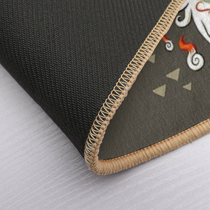Long Tail Fox  Easy Maintenance Bath Mat