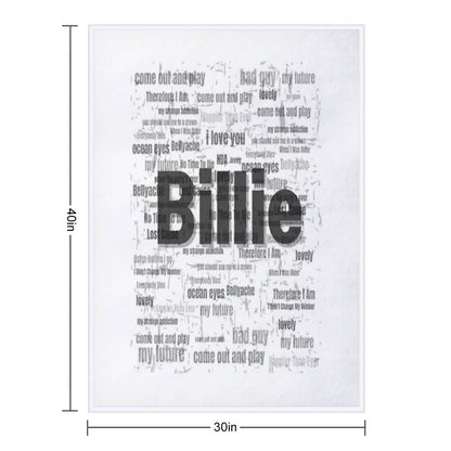 Billie's Song Title Eco-conscious Throw Blanket