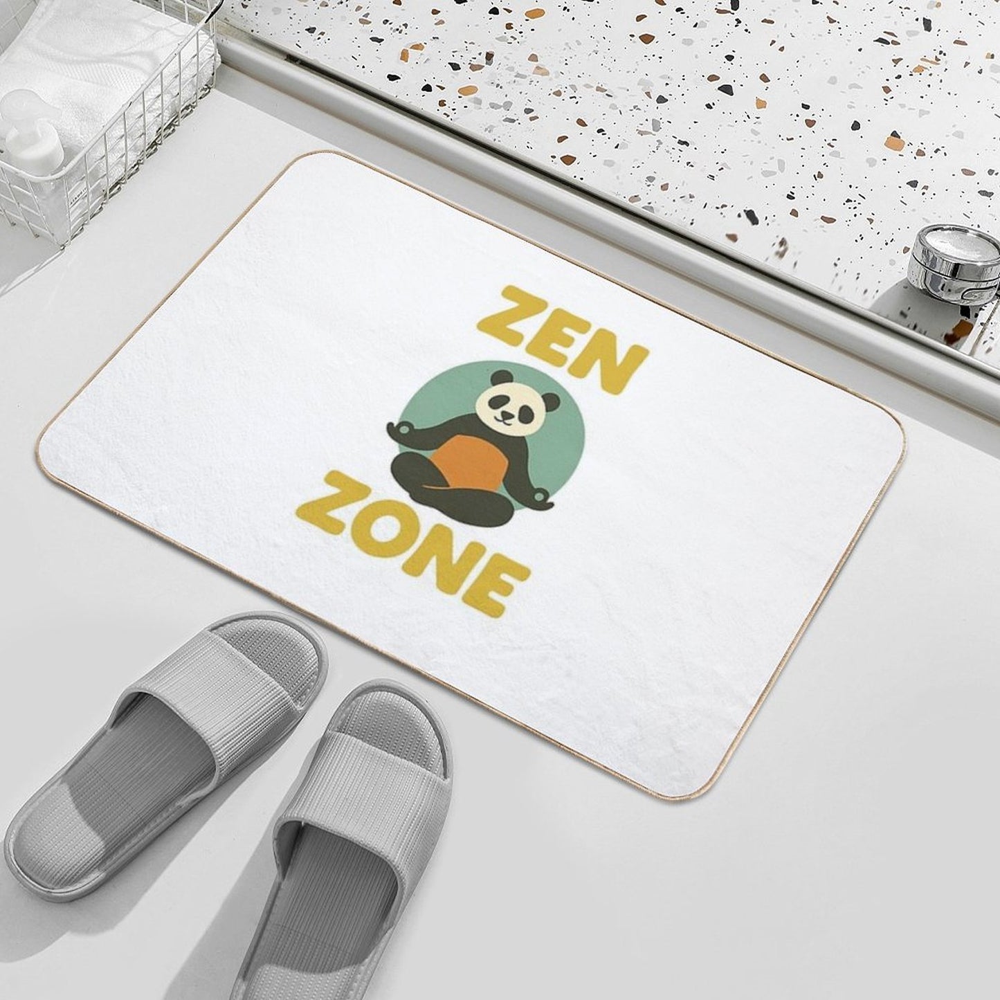 Zen Zone Relax, Meditation, Relaxation  Anti-Trip Bath Mat