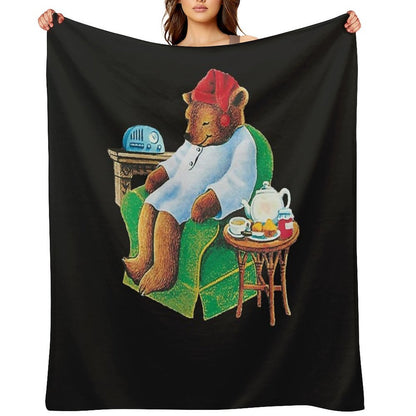 Celestial Seasoning Sleepytime Tea Bear Multi-functional Throw Blanket