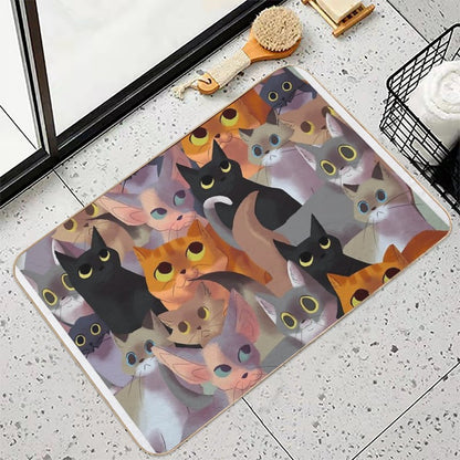 Lotsa Cats  Absorbent Bath Mat