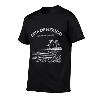 Womens Gulf of USA America Gulf Of Mexico Retro Throwback Design  Tagless Design T-Shirt