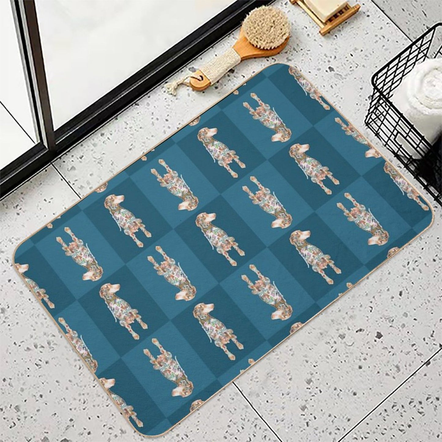 Kingsley Gets Inky  Easy Maintenance Bath Mat
