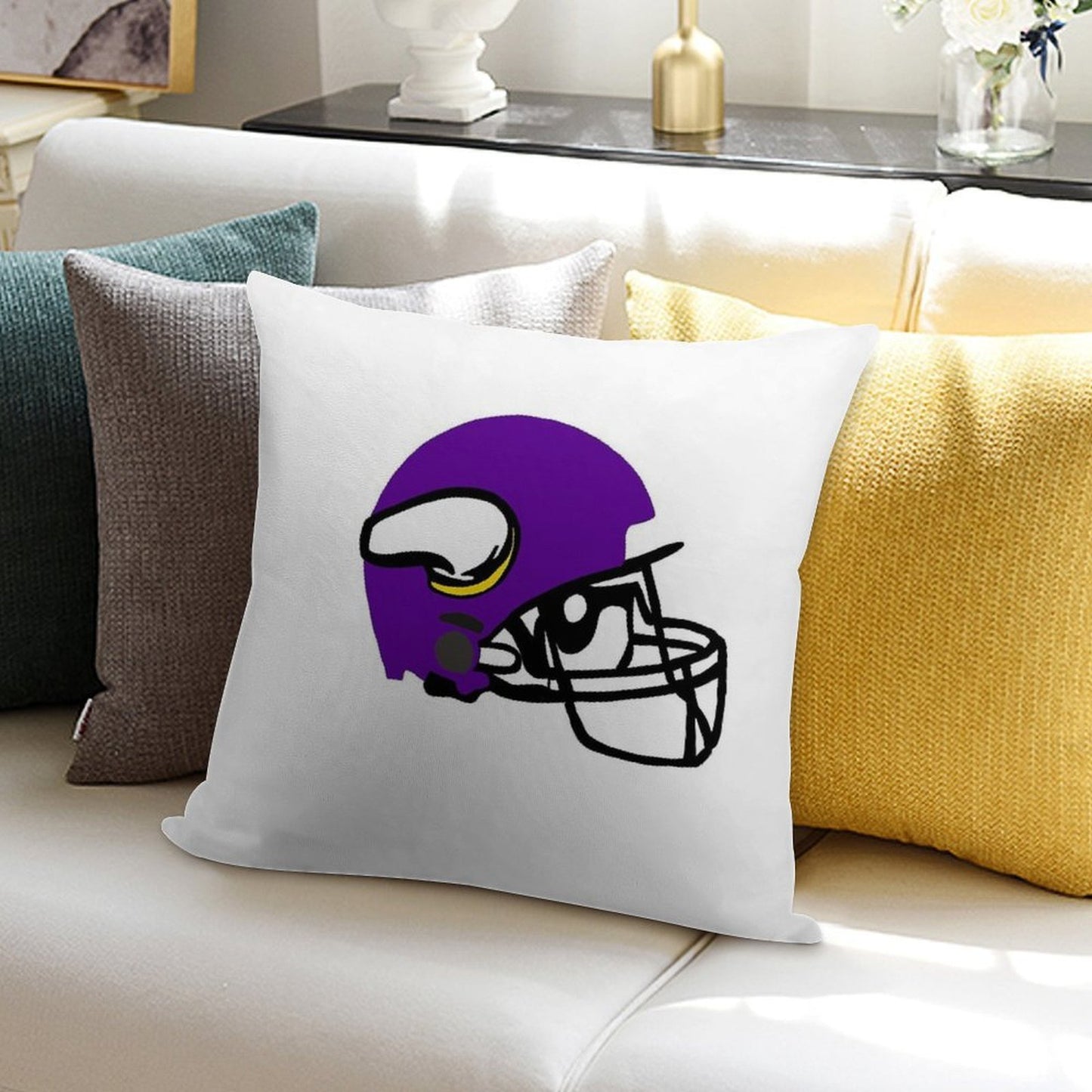 Minnesota Sports Soft Reinforced Edging Throw Pillow