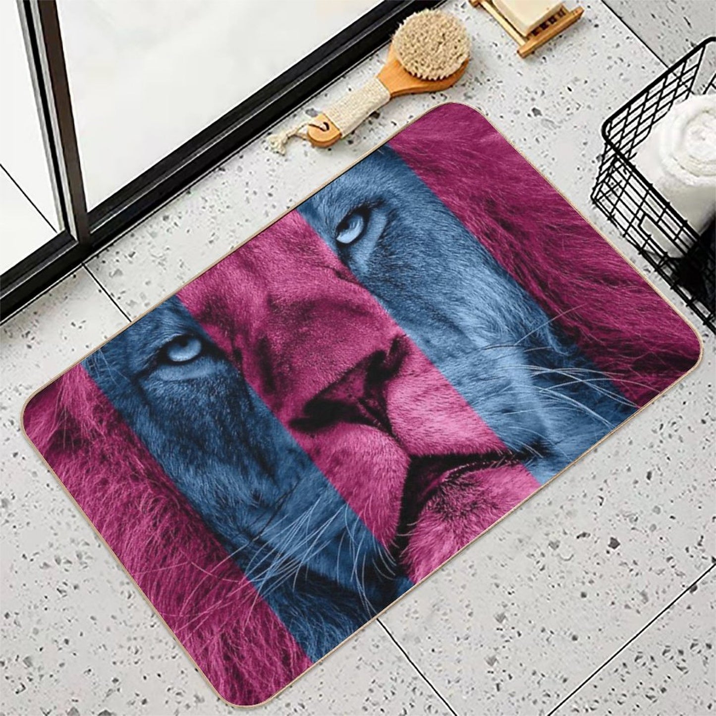 Aston Villa Lion  Toxin-Free Bath Mat