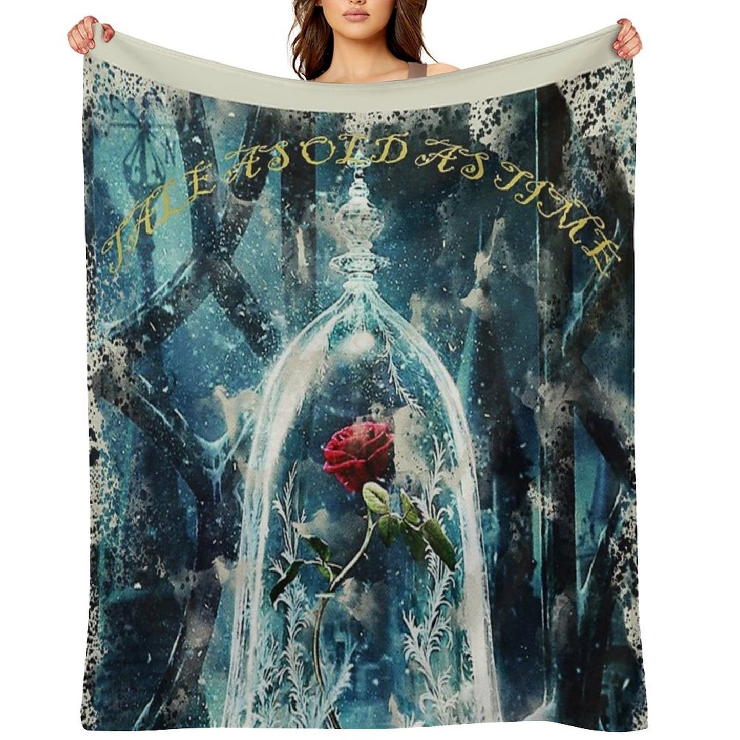 Beauty And The Beast Travel-friendly Throw Blanket