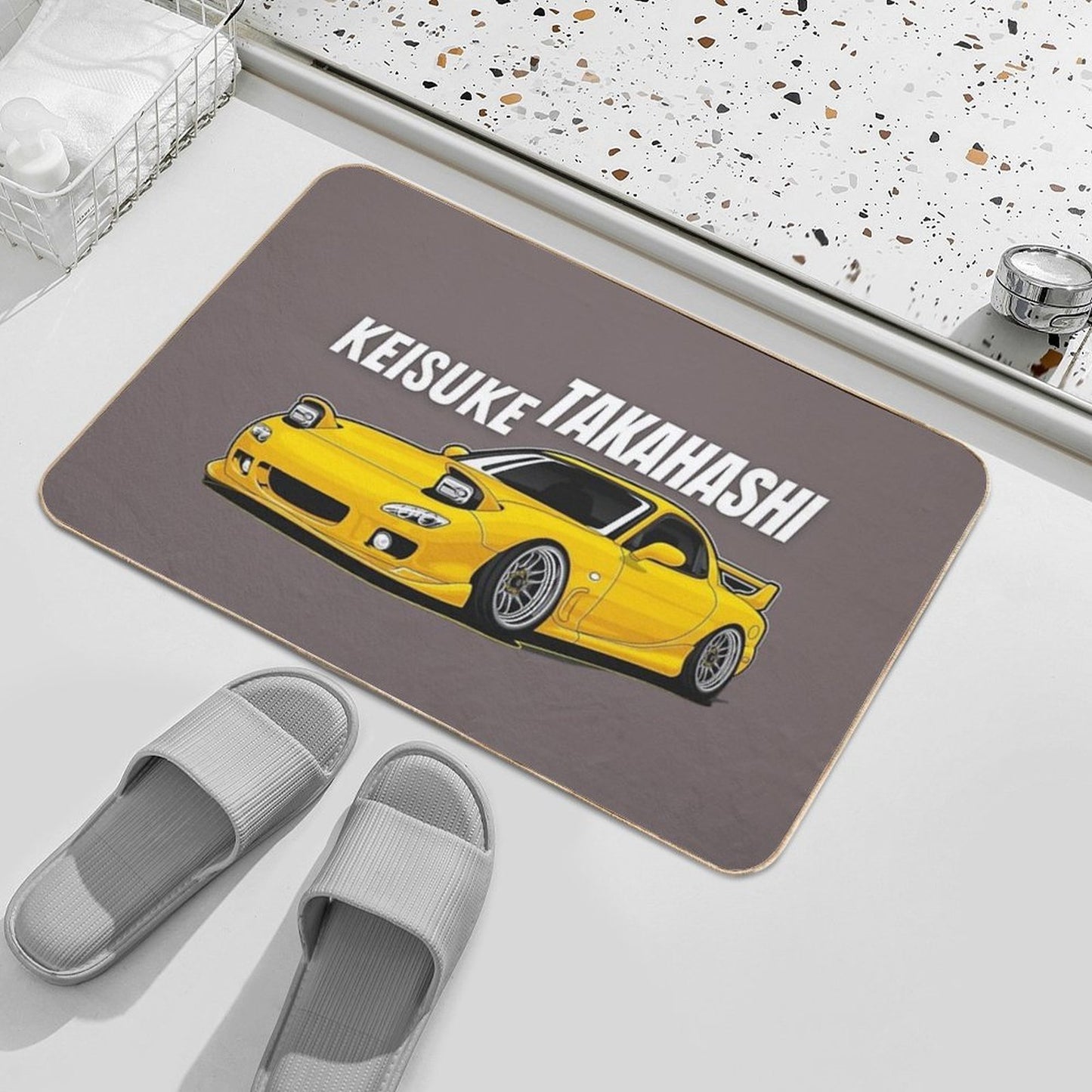 KEISUKE TAKAHASHI [ FD RX7 ]  Stain-Proof Bath Mat