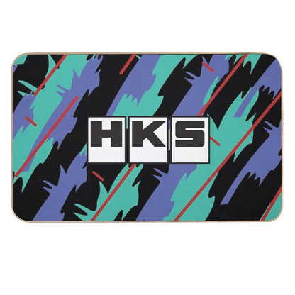 HKS Retro Pattern  Dirt-Trapping Bath Mat