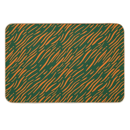 Wavy Stripes - Wavy Stripe Pattern  Eco-Friendly Bath Mat