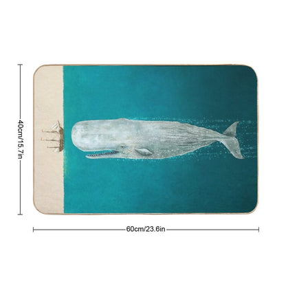 The Whale - Full Length - Colour Option  Dirt-Trapping Bath Mat