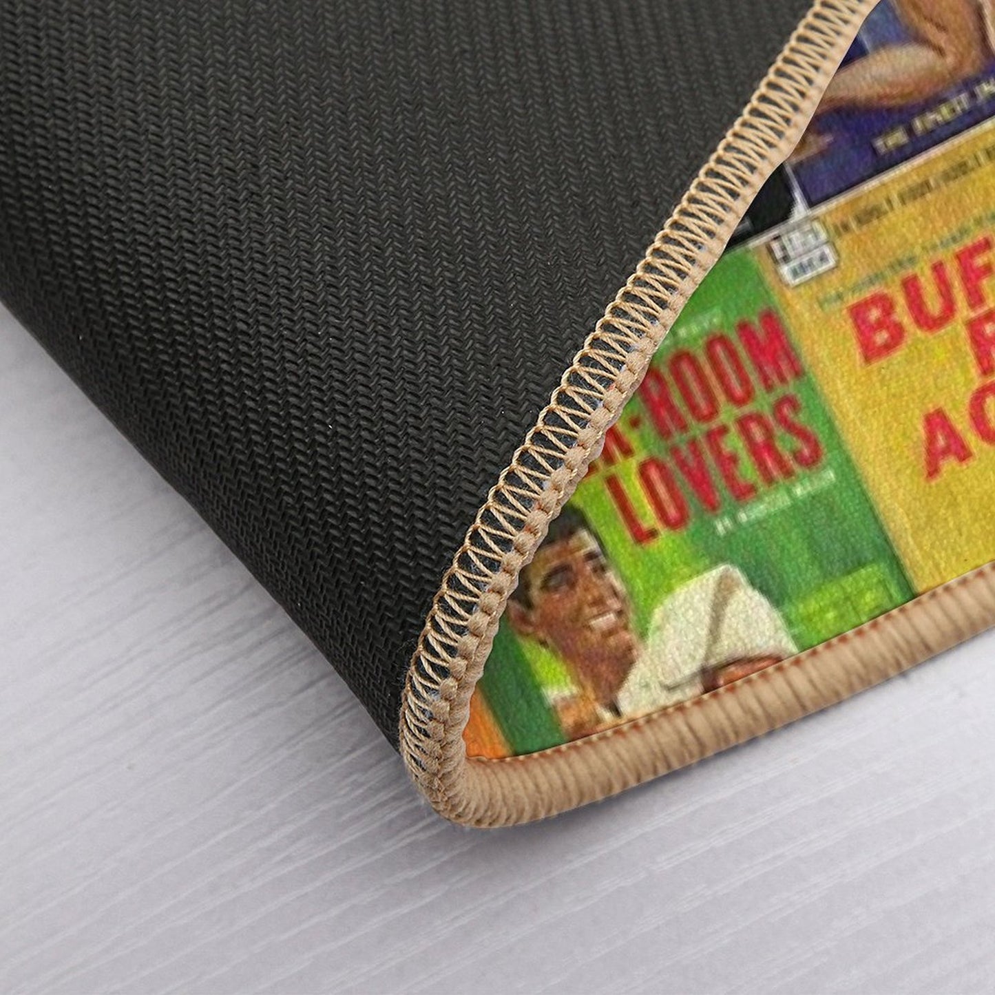 Gay Vintage Erotica #2  Toxin-Free Bath Mat