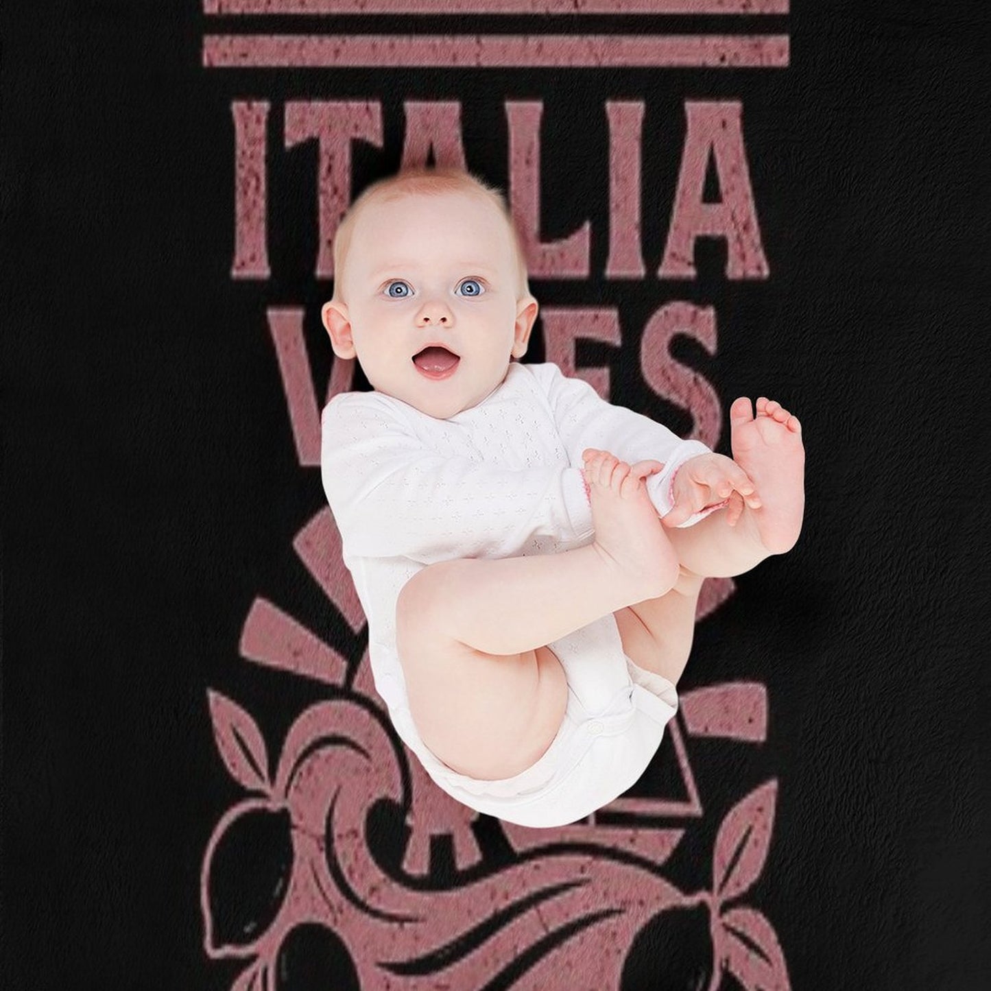 Italia Vibes T-Shirt, Sun Drenched Days Tee, Summer Sailing Shirt, Italy Inspired Graphic Tee, Coastal Escape T-Shirt Anti-pilling Throw Blanket