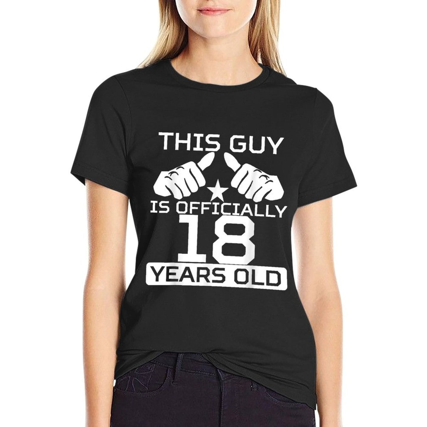 This Guy Is Officially 18 Years Old 18th Birthday  Versatile T-Shirt