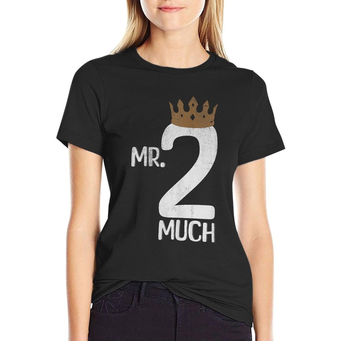Mr Two Much Funny 2nd Birthday Toddler Boys  Odor-resistant T-Shirt
