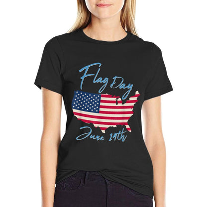 U.S. Day T-shirt  Fade-proof Color T-Shirt