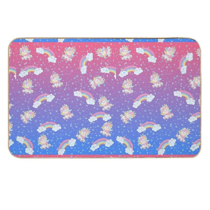 RAINBOW SPARKLE UNICORN  Stain-Proof Bath Mat