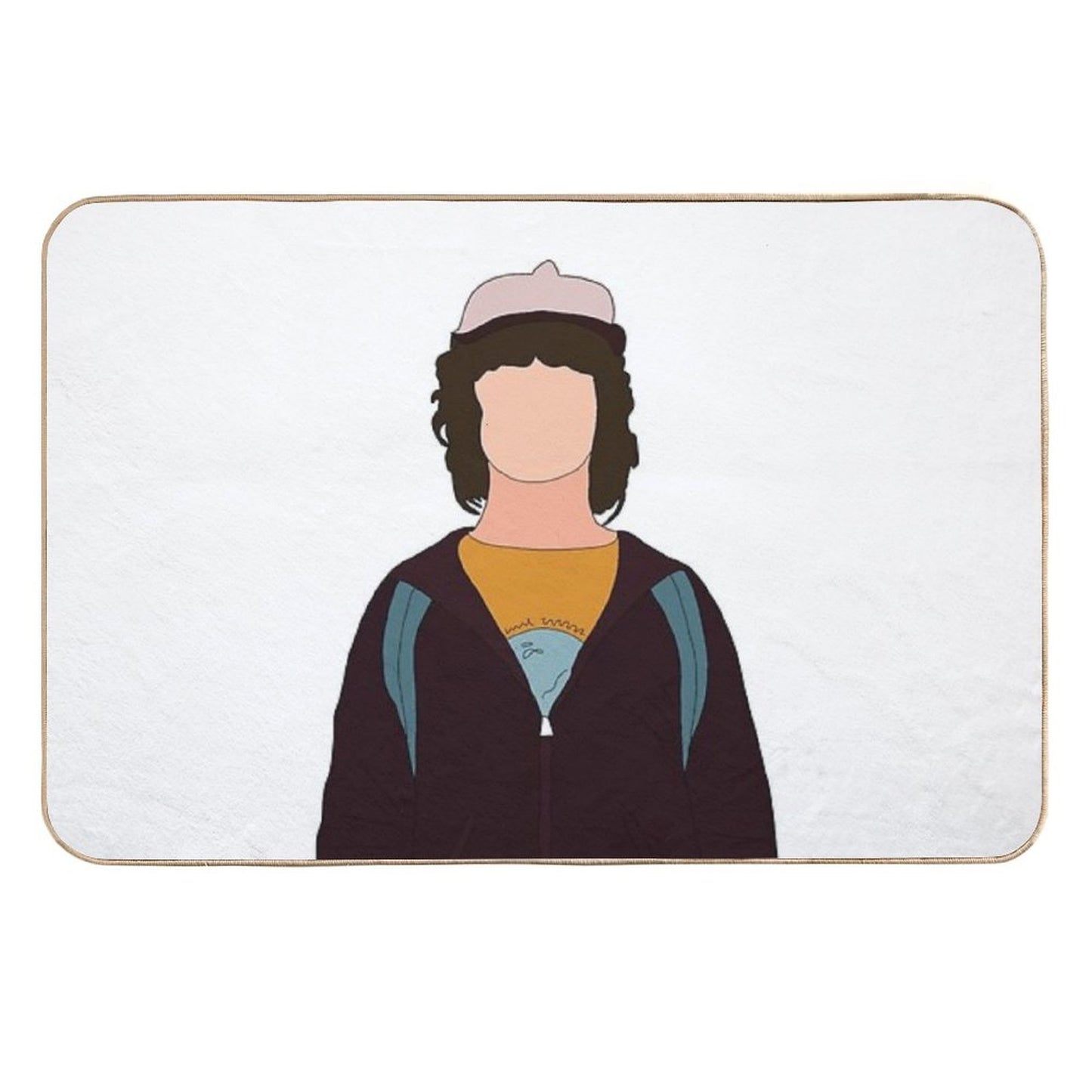 Stranger Things - Dustin Henderson  Long-Lasting Bath Mat