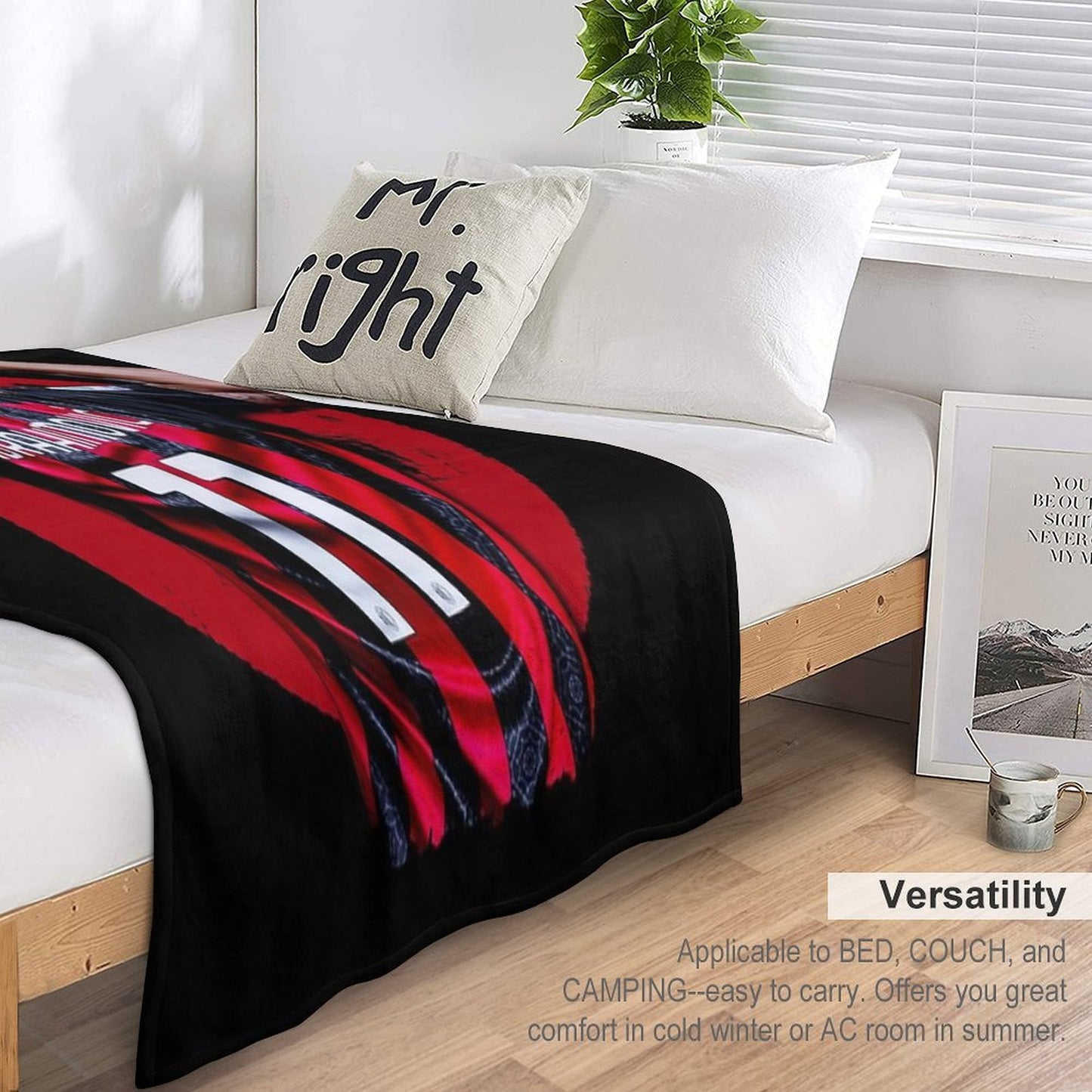 Zlatan Ibrahimovic Ac Milan Premium Throw Blanket