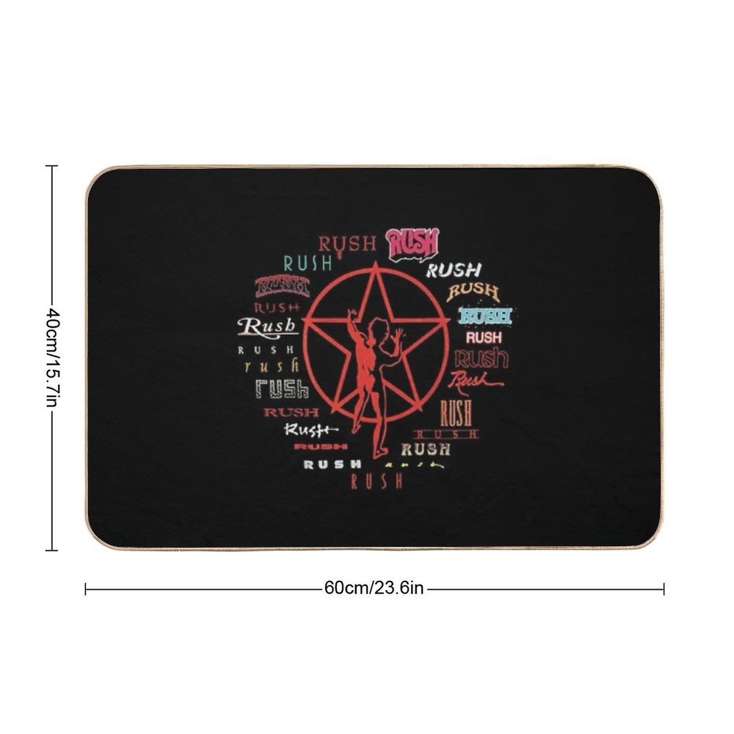Oldies Legends Perfect Styling  Fade-Resistant Bath Mat