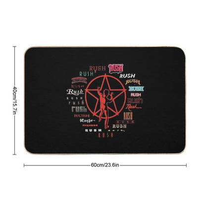 Oldies Legends Perfect Styling  Fade-Resistant Bath Mat