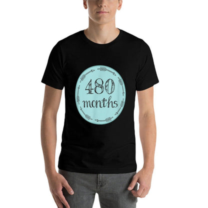 Funny 40th Birthday Milestone Belly Badge Gift  Quick-drying T-Shirt