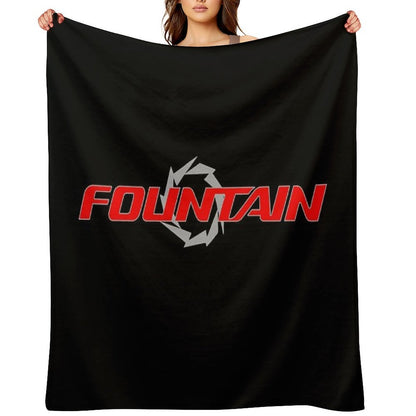 Fountain Powerboats Boat Machine-washable Throw Blanket