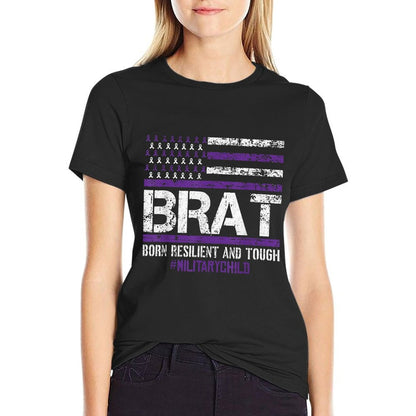 American Month Of The Military Child Army Soldier Kids  Tagless Design T-Shirt