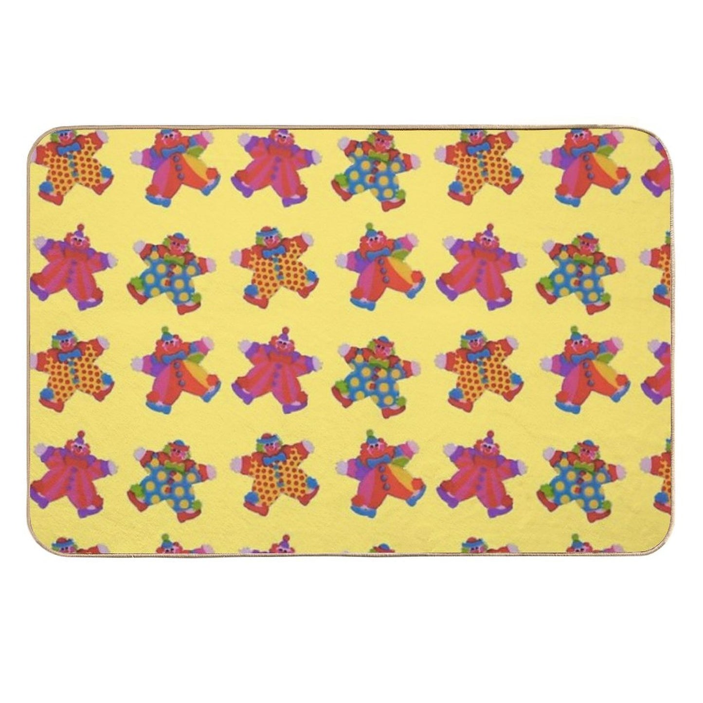 Clown Set  Repositionable Bath Mat