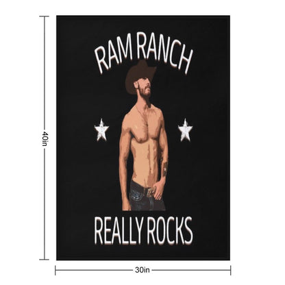 Ram Ranch T-ShirtRam Ranch Really Rocks Durable Throw Blanket