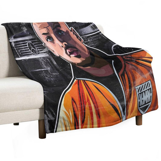 AZET KMN GANG  German Rap  HipHop  Rap Music Quick-dry Throw Blanket