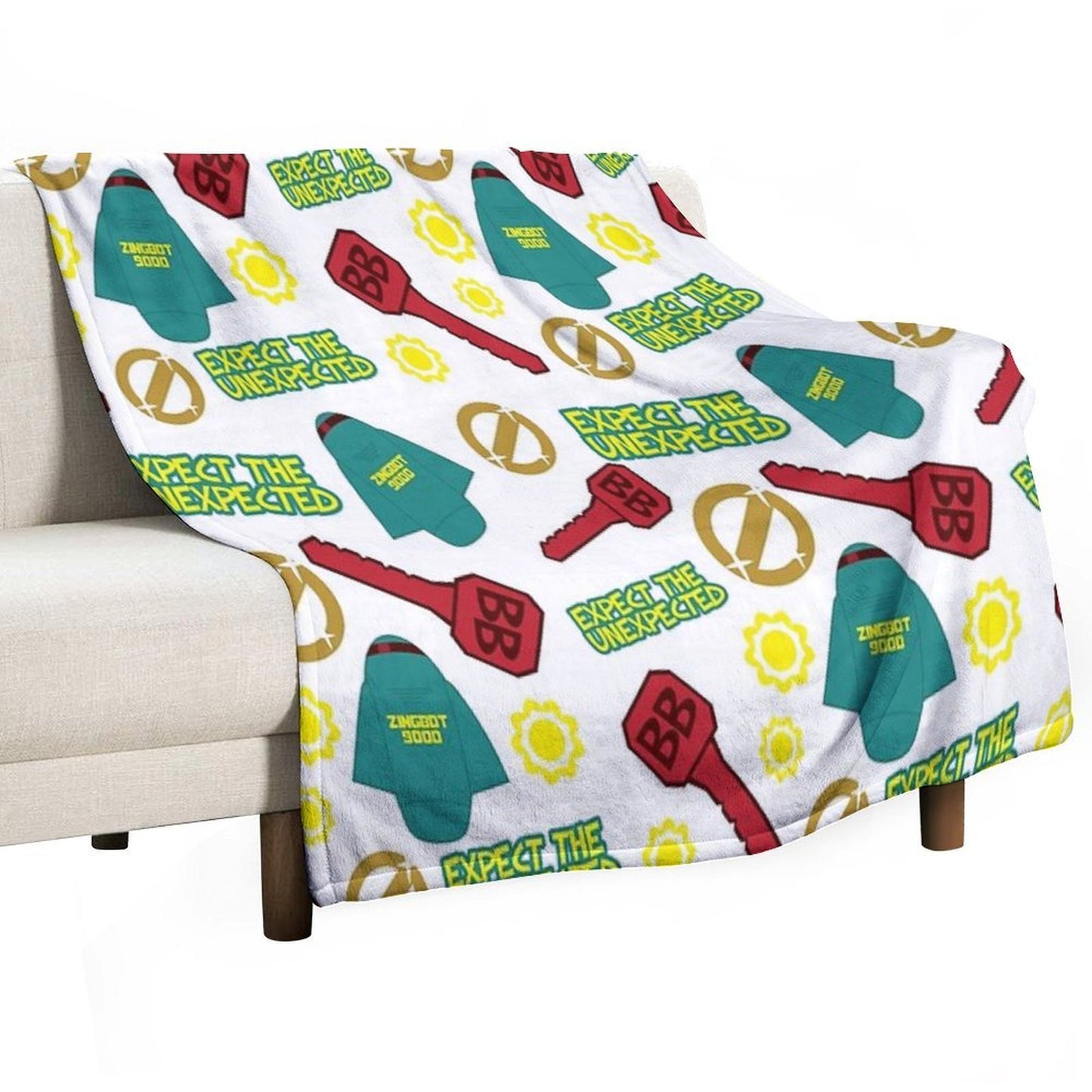 Big Brother Icon Pattern Compact Throw Blanket