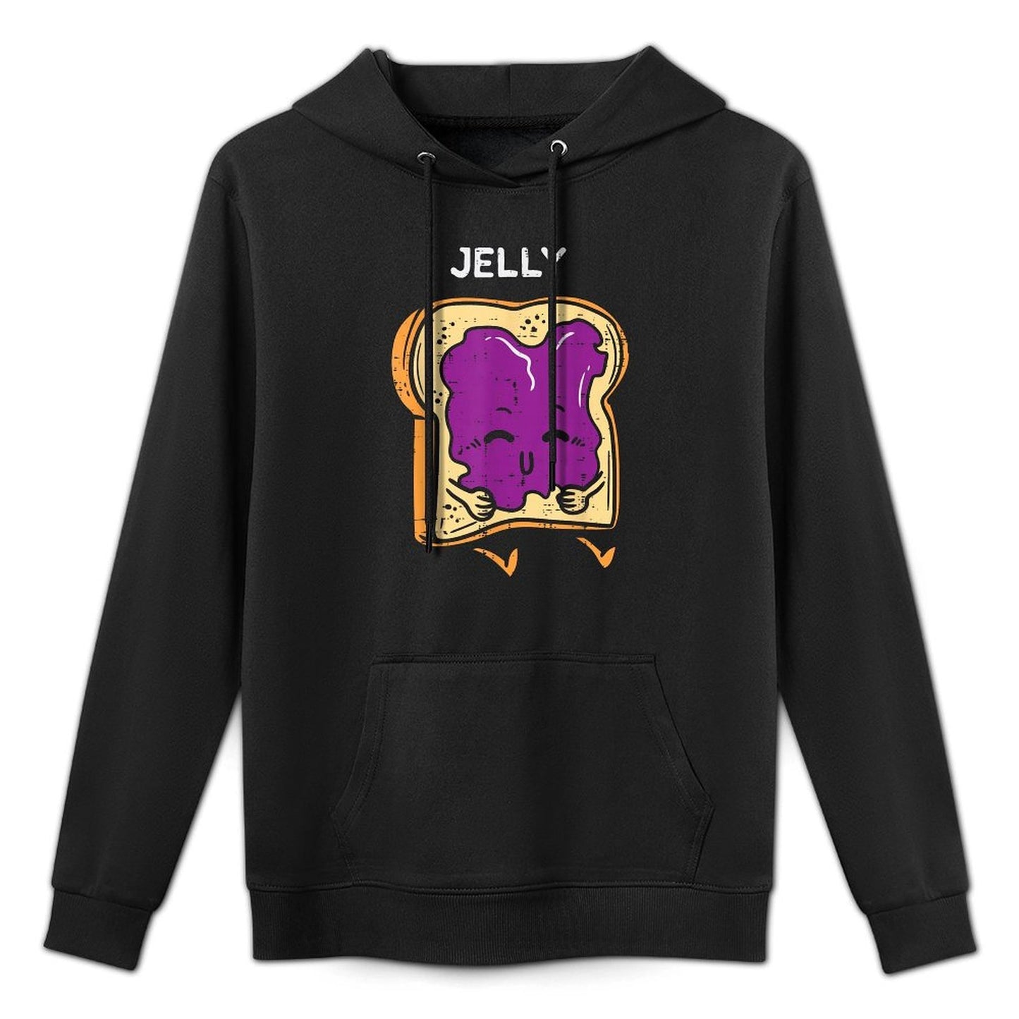 Jelly Toast Cute Matching Halloween Couples Him And Her Casual Wear Hoodie