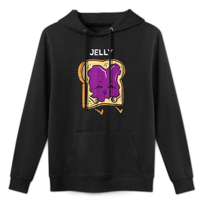 Jelly Toast Cute Matching Halloween Couples Him And Her Casual Wear Hoodie