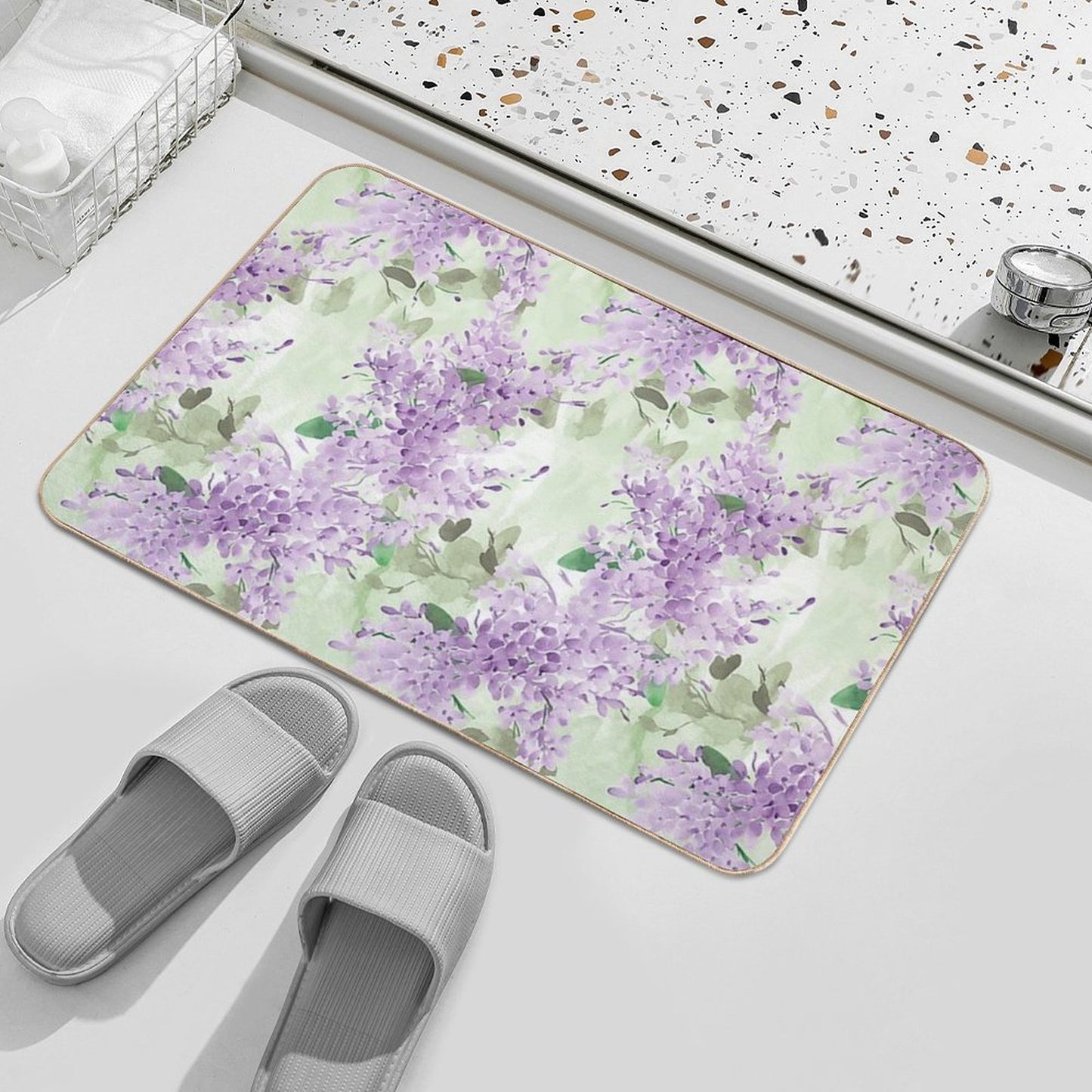 Lilacora - Lilac Dreams  Odorless Bath Mat