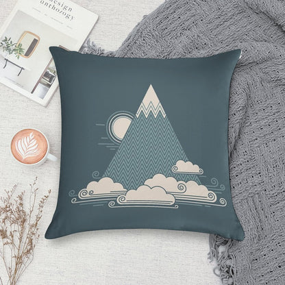 Cloud Mountain Soft Durable Construction Throw Pillow
