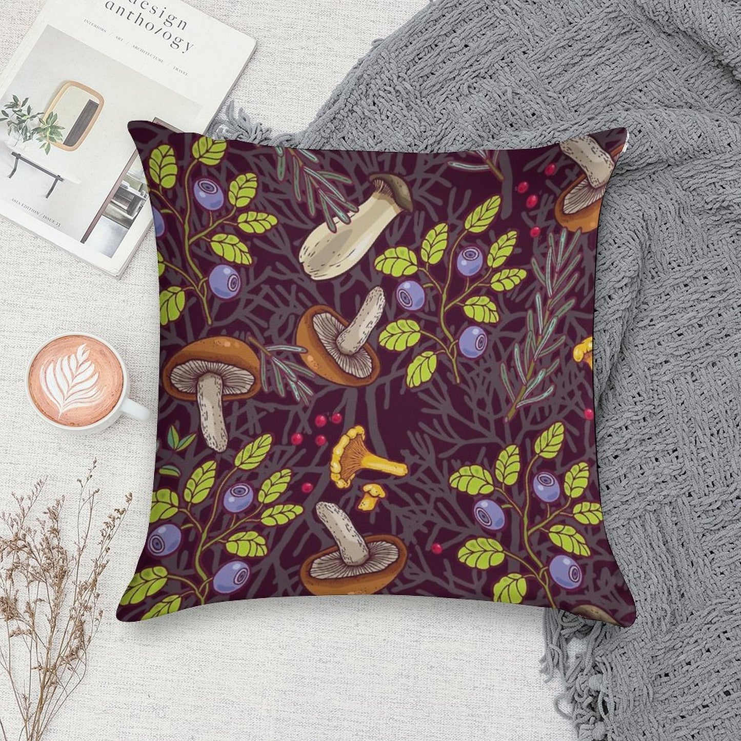 Forest Soft Gift Ready Throw Pillow