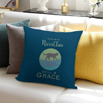 RiverClan Pride Soft Easy Maintenance Throw Pillow