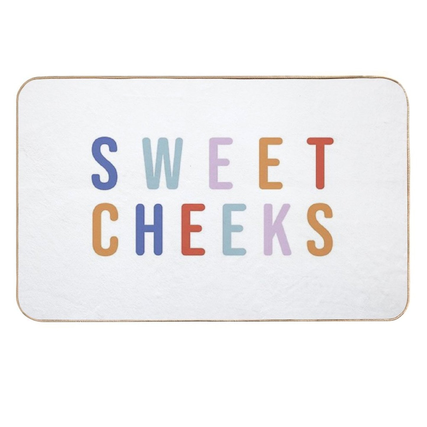 Sweet Cheeks  Long-Lasting Bath Mat