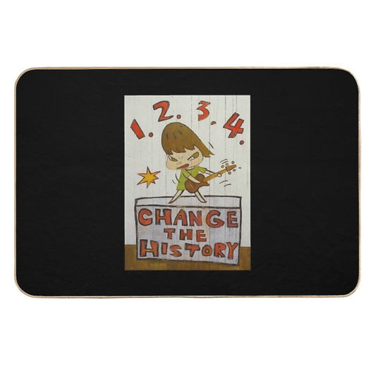 Birthday Gift Yoshitomo Nara  Repositionable Bath Mat