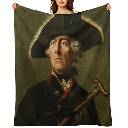 Friedrich II. Der Große Von Preußen Eco-conscious Throw Blanket